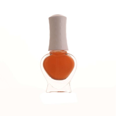 Stocks cosmetic package 7 ml empty clear nail polish bottle with brush