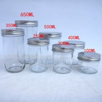 Hot sale 250ml sauce glass mason jar