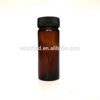 Wholesale 100ml amber straight side glass bottle for tablet