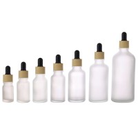 Fair Price 15 ml 30 ml 50 ml 100 ml  Frosted White Glass Essential Oil Bottles with dropper