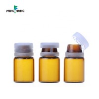 High quality empty amber 2ml 3ml 5ml ampoule mini medical tube bottle glass vial