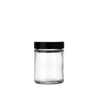 Custom Low Price 225 ml Glass Storage Food Kitchen Glass Jar With Screw lid