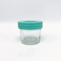 Wide Mouth Glass Mason Jar Food Juice jar With Bakelite Lid 4 oz 8 oz 12 oz