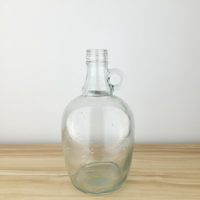 Factory supply high quality Clear Glass Growler Jug Bottle for Wine